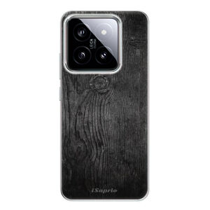 Odolné silikónové puzdro iSaprio - Black Wood 13 - Xiaomi 14