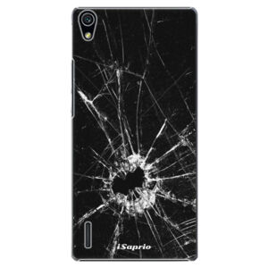 Plastové puzdro iSaprio - Broken Glass 10 - Huawei Ascend P7