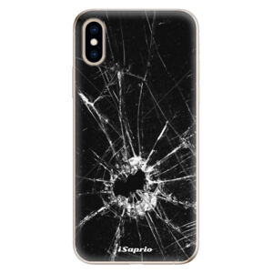 Odolné silikónové puzdro iSaprio - Broken Glass 10 - iPhone XS
