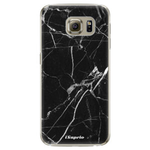 Plastové puzdro iSaprio - Black Marble 18 - Samsung Galaxy S6
