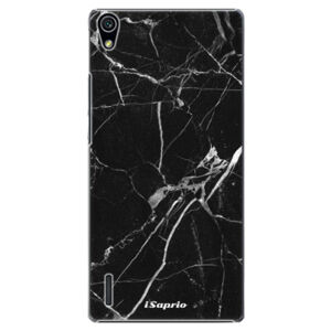 Plastové puzdro iSaprio - Black Marble 18 - Huawei Ascend P7