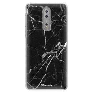 Plastové puzdro iSaprio - Black Marble 18 - Nokia 8