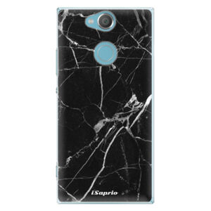 Plastové puzdro iSaprio - Black Marble 18 - Sony Xperia XA2