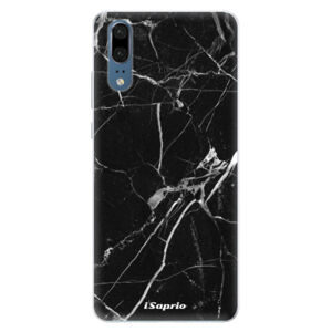 Silikónové puzdro iSaprio - Black Marble 18 - Huawei P20