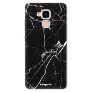 Silikónové puzdro iSaprio - Black Marble 18 - Huawei Honor 7 Lite