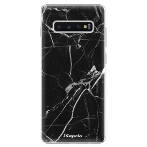 Plastové puzdro iSaprio - Black Marble 18 - Samsung Galaxy S10+