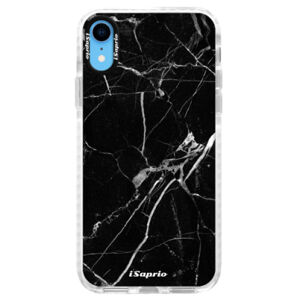 Silikónové púzdro Bumper iSaprio - Black Marble 18 - iPhone XR