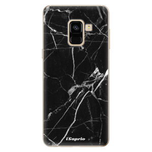 Odolné silikónové puzdro iSaprio - Black Marble 18 - Samsung Galaxy A8 2018