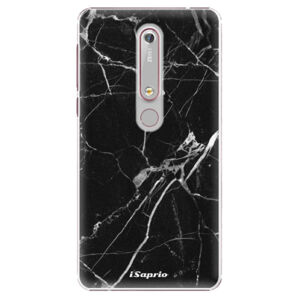 Plastové puzdro iSaprio - Black Marble 18 - Nokia 6.1