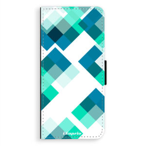 Flipové puzdro iSaprio - Abstract Squares 11 - Samsung Galaxy A8 Plus