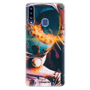 Odolné silikónové puzdro iSaprio - Astronaut 01 - Samsung Galaxy A20s