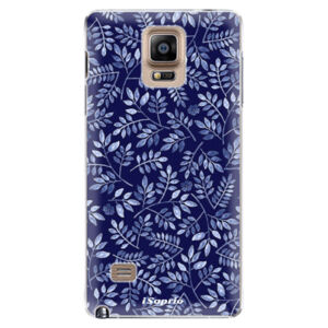 Plastové puzdro iSaprio - Blue Leaves 05 - Samsung Galaxy Note 4