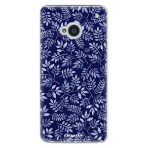 Plastové puzdro iSaprio - Blue Leaves 05 - HTC One M7