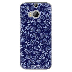 Plastové puzdro iSaprio - Blue Leaves 05 - HTC One M8