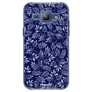 Plastové puzdro iSaprio - Blue Leaves 05 - Samsung Galaxy J1