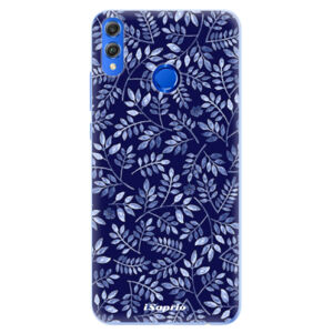 Silikónové puzdro iSaprio - Blue Leaves 05 - Huawei Honor 8X