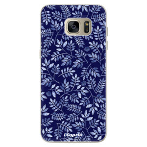 Silikónové puzdro iSaprio - Blue Leaves 05 - Samsung Galaxy S7