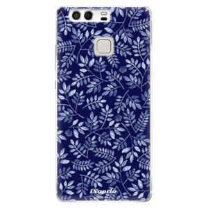 Silikónové puzdro iSaprio - Blue Leaves 05 - Huawei P9