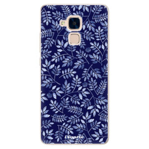 Silikónové puzdro iSaprio - Blue Leaves 05 - Huawei Honor 7 Lite