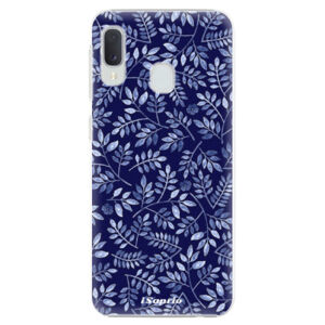 Plastové puzdro iSaprio - Blue Leaves 05 - Samsung Galaxy A20e