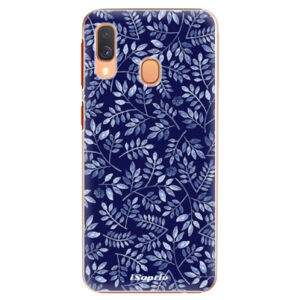 Plastové puzdro iSaprio - Blue Leaves 05 - Samsung Galaxy A40