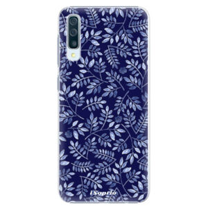 Plastové puzdro iSaprio - Blue Leaves 05 - Samsung Galaxy A50