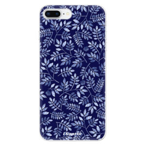 Odolné silikónové puzdro iSaprio - Blue Leaves 05 - iPhone 8 Plus