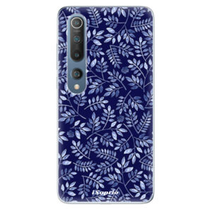 Odolné silikónové puzdro iSaprio - Blue Leaves 05 - Xiaomi Mi 10 / Mi 10 Pro