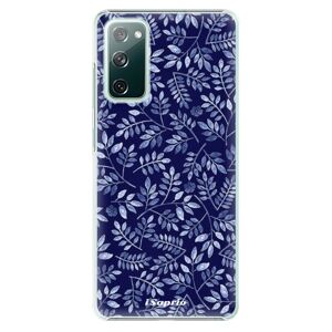 Plastové puzdro iSaprio - Blue Leaves 05 - Samsung Galaxy S20 FE