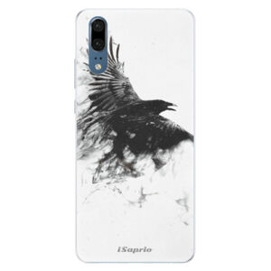 Silikónové puzdro iSaprio - Dark Bird 01 - Huawei P20