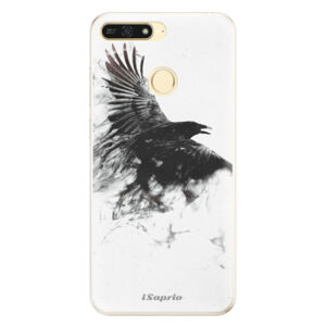 Silikónové puzdro iSaprio - Dark Bird 01 - Huawei Honor 7A