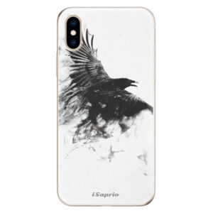 Odolné silikónové puzdro iSaprio - Dark Bird 01 - iPhone XS