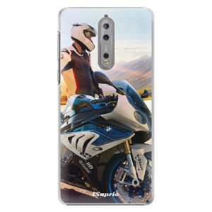 Plastové puzdro iSaprio - Motorcycle 10 - Nokia 8