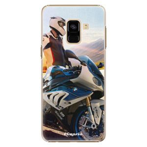 Plastové puzdro iSaprio - Motorcycle 10 - Samsung Galaxy A8 2018
