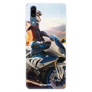 Silikónové puzdro iSaprio - Motorcycle 10 - Huawei P20