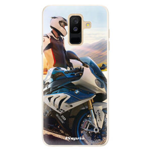Silikónové puzdro iSaprio - Motorcycle 10 - Samsung Galaxy A6+