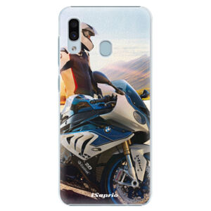 Plastové puzdro iSaprio - Motorcycle 10 - Samsung Galaxy A30