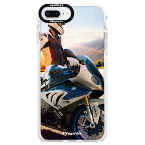 Silikónové púzdro Bumper iSaprio - Motorcycle 10 - iPhone 8 Plus