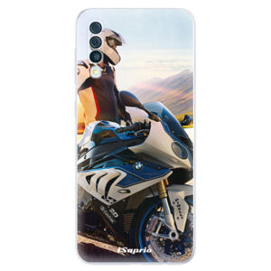 Odolné silikónové puzdro iSaprio - Motorcycle 10 - Samsung Galaxy A50
