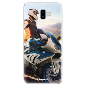 Odolné silikónové puzdro iSaprio - Motorcycle 10 - Samsung Galaxy J6+