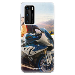 Plastové puzdro iSaprio - Motorcycle 10 - Huawei P40