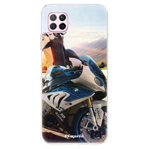 Odolné silikónové puzdro iSaprio - Motorcycle 10 - Huawei P40 Lite