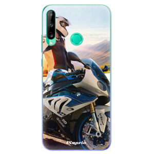 Odolné silikónové puzdro iSaprio - Motorcycle 10 - Huawei P40 Lite E
