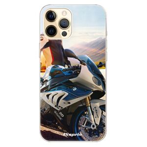 Odolné silikónové puzdro iSaprio - Motorcycle 10 - iPhone 12 Pro Max