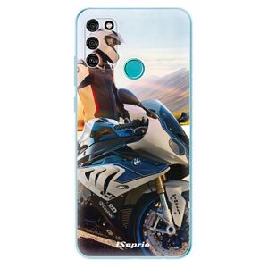 Odolné silikónové puzdro iSaprio - Motorcycle 10 - Honor 9A