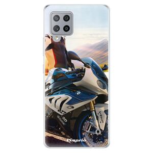 Odolné silikónové puzdro iSaprio - Motorcycle 10 - Samsung Galaxy A42