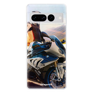 Odolné silikónové puzdro iSaprio - Motorcycle 10 - Google Pixel 7 Pro 5G