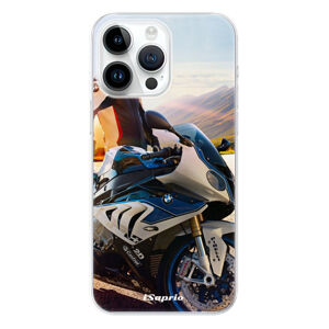 Odolné silikónové puzdro iSaprio - Motorcycle 10 - iPhone 15 Pro Max