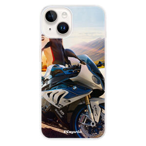 Odolné silikónové puzdro iSaprio - Motorcycle 10 - iPhone 15 Plus
