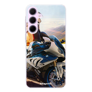 Odolné silikónové puzdro iSaprio - Motorcycle 10 - Samsung Galaxy A35 5G